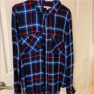 Unpublished plaid flannel size L